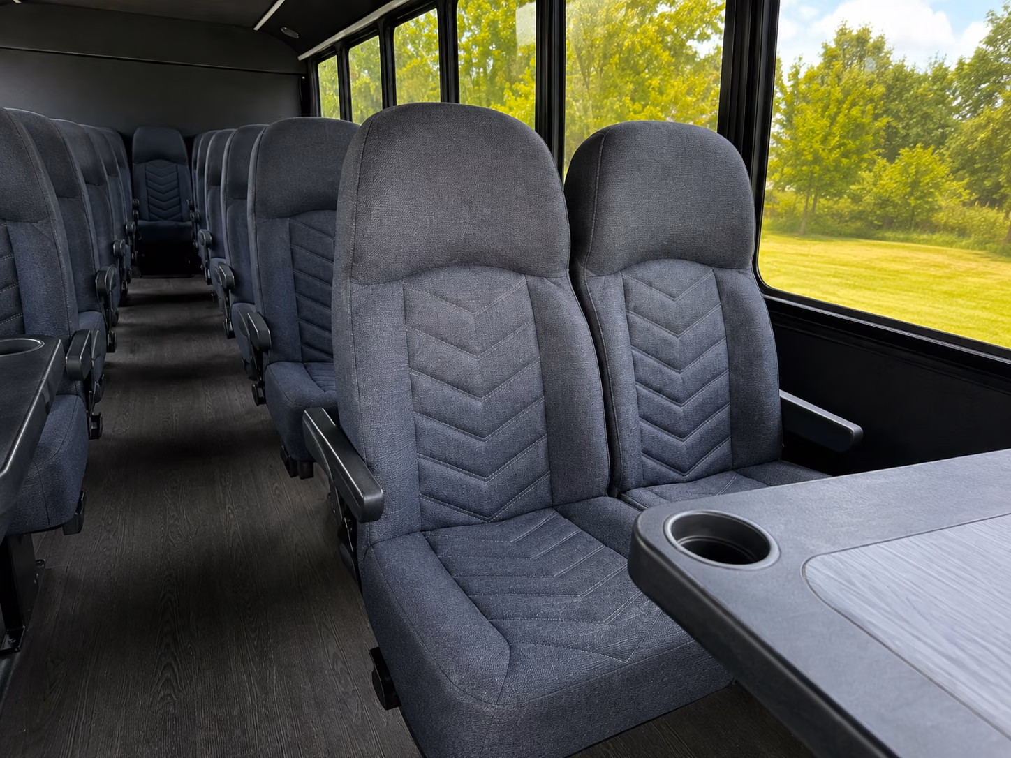 westland corporate event transportation onboard seating