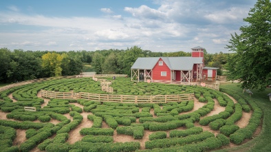 priebes petting farm corn maze