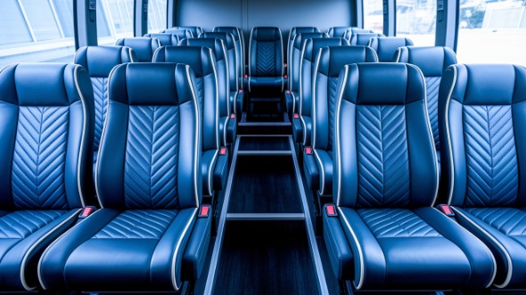 westland 18 passenger minibus inside