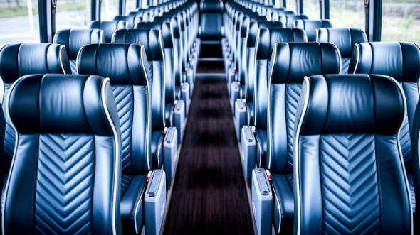westland 50 passenger charter bus inside