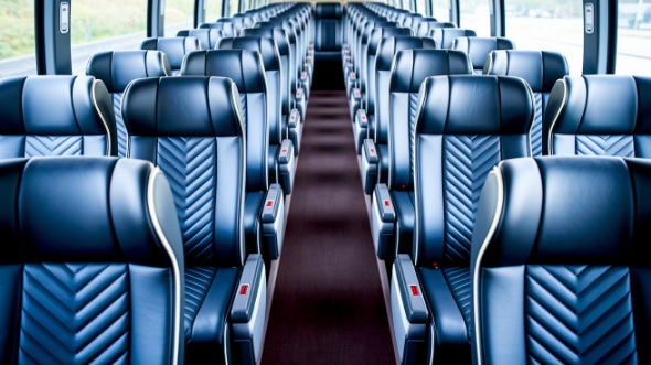 westland 56 passenger charter bus inside