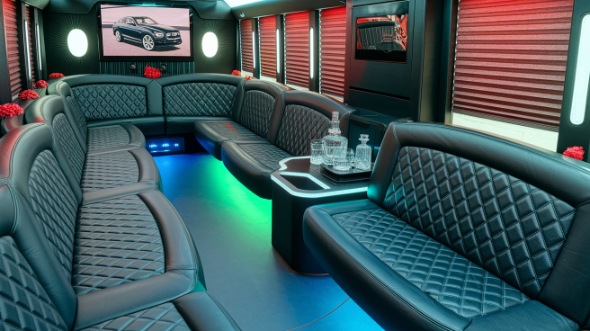 westland party bus rental inside