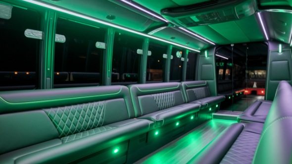 westland party bus rental interior
