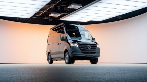 westland sprinter van with driver